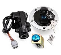 interruptor encendido llaves Para Suzuki Para GSXR600 Para GSXR750 Interruptor Encendido Motocicleta Tapa Tanque Combustible Gasolina Gancho Llave Bloqueo Barril
