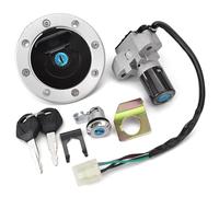 Interruptor Encendido Moto Compatible Con Suzuki Para GS500 2001-2012 Interruptor De Encendido De Motocicleta Tapa De Combustible Gasolina Cerradura Asiento Piezas Repuesto Modificadas Accesorios