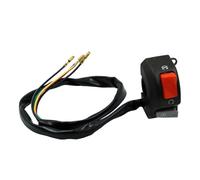 Interruptor Encendido Moto Interruptor Universal Motocicleta Manillar 7/8 Pulgadas 22mm Faro Antiniebla Intermitente Bocina Arranque Apagado Botón Encendido 12V