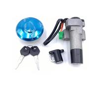 Interruptor Encendido Moto Para Suzuki GN125 GN125H GN125F HJ150 HJ125-8-8E 4-6-Cables Tapa Tanque Combustible Cerraduras Llave Interruptor Encendido Moto(B)