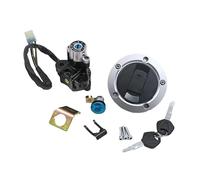 Interruptor Encendido Motocicleta Interruptor Encendido Tapa del Depósito Gasolina Cerradura Asiento Llave para Suzuki para Bandit para GSF650 para GSF1200 para GSF1250(Complete Set)