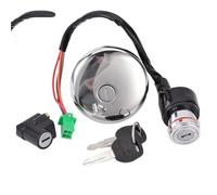 Interruptor Encendido Motocicleta Para Suzuki GN125 1982-2001. Juego llaves para el interruptor encendido, la tapa depósito combustible y la cerradura asiento