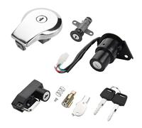 Interruptor Encendido Motocicleta Para Virago Para XV535 Para XV250 Para XV125 Kit interruptor encendido Tapa tanque combustible Cerradura asiento con llaves