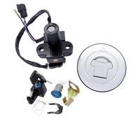 Interruptor Encendido Para CN250 Para Helix 1986-2007 Conjunto Interruptor Bloqueo Ignición De Motocicleta Con Cubierta Tanque Combustible Kits Bloqueo Asiento Motocicleta 1 Juego
