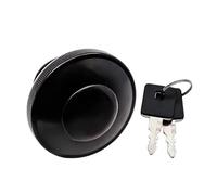 Interruptor Encendido Para Sportster Para XL 883 1200 1995-2003 3 Cables Interruptor Encendido Bloqueo Asiento Tapa Tanque Gasolina 2 Llaves(Fuel Cap Black)