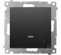 Interruptor escalera SIMON54 DW6L.01/49 negro