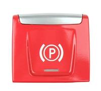 Interruptor Estacionamiento Freno Mano Electrónico Instalar Cubierta Botón P Piezas Para X2 F39 Interruptor freno mano coche(ROJO)