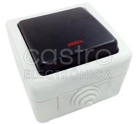 Interruptor Estanco 10A 250V con Indicador Luminoso