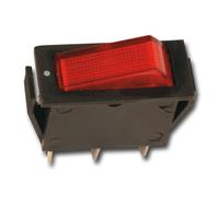 Interruptor estrecho APAGADO-ENCENDIDO 250V 16A con luz