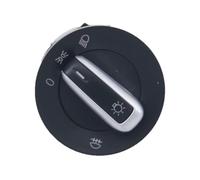 Interruptor Faros Control Compatible Con VW Para Golf 2008-2012 Para Jetta 2005-2010 Para Passat 362 2010-2014 Perilla Interruptor Lámpara Antiniebla Faros Delanteros Coche Cromados