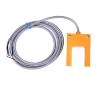 Interruptor fFotoeléctrico, E3S-GS30E4 DC10-30V NPN Interruptor de Sensor de Alta Sensibilidad en Forma de U de 3 Cables con Forma de Ranura para Luz de Pared