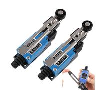 Interruptor Final de Carrera,Ajustable Final de Carrera,ME-8108 Interruptor de Límite,para Máquinas y Otros Equipos Eléctricos,2 Piezas