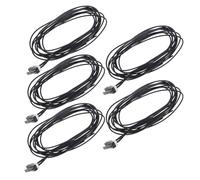 Interruptor Final de Carrera Micro con Cable, 3 Terminales | Plástico Negro, Control de Movimiento Mecánico, para Circuitos de Corriente Continua, Alta Precisión y Larga Vida