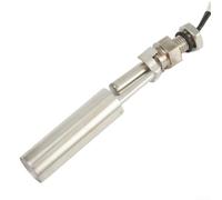 Interruptor flotante para detección de nivel de líquido en tanques industriales, cuerpo de acero inoxidable, rosca M10, 220V CA/CC, conmutación 1.5A, corriente continua 3.0A
