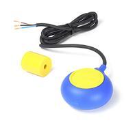 Interruptor Flotante PVC, conmutador avisador Alarma de Nivel de Agua con Cable de 2m 250V 16A