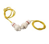 Interruptor flotante vertical para mini sensor de nivel de agua | Modelo ZP2508 | Diseño compacto de 36 mm | Clasificación 10W/100V DC/0.5A | Flotador y cuerpo PP | Cable de 36 cm | Blanco