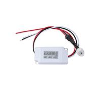 Interruptor fotoeléctrico de control de luz,Interruptor de célula fotoeléctrica para exteriores,Interruptor fotoeléctrico DC12V 24V AC220V,Sensor de retardo de luz crepuscular 25A 100W (220V)