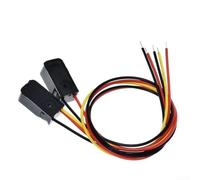 Interruptor fotoeléctrico infrarrojo de aire, interruptor fotoeléctrico de haz pasante, QT30CM, con detección efectiva de objetos, para seguridad, robótica