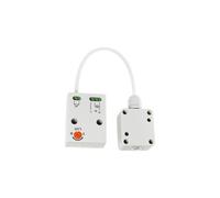 Interruptor fotoeléctrico IP65, resistente al agua, automático, ideal para control de iluminación exterior y ahorro energético.