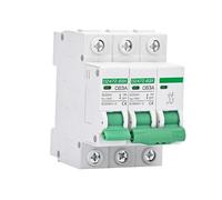 Interruptor fotovoltaico de CC MCB de 250 V, 500 V, 750 V, 1000 V, 1/2/3/4 polos, protector de panel solar, disyuntor for CC 16 A, 32 A, 50 A, 100 A y 125 A.(4P DC1000V,50A)