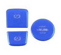 Interruptor freno estacionamiento Para Volvo XC40 2018 2019 2020 2021 Freno Mano Electrónico P Interruptor Estacionamiento Botón Arranque Protector Cubierta Decorativa(AZUL)
