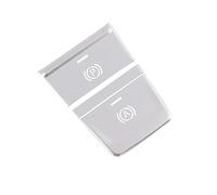 Interruptor freno mano Compatible Con A6 2019 Car Styling H Botones Decoración Panel Cubiertas Pegatinas Trim P Freno De Mano Electrónico Auto Interior Accesorios(2)
