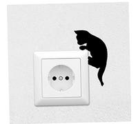 Interruptor Gato Bonito Extraíbles Pegatinas De Pared Luz Decoración Extraíble Pegatinas De Pared Carta Calcomanías Desprendible De La Pared De La Etiqueta Engomada