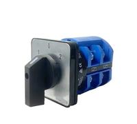 Interruptor giratorio de 3 posiciones 63A 690V 2 polos 8 tornillos leva de cambio de Terminal contacto plateado LW26-63/2 1 Uds