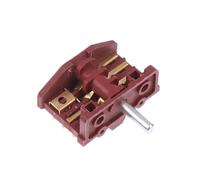 Interruptor giratorio de 6 conexiones, 250 V, 16 A, interruptor de leva PA66, protección contra llama, 400 V, 10 A, interruptor rotativo de cocina, 0-4 niveles, regulación de temperatura, interruptor