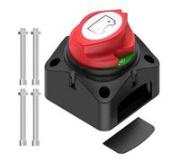 Interruptor giratorio de desconexión de aislador de automóvil de 12-48 V, 275 A, interruptor de desconexión de batería de encendido/apagado de 2 posiciones con o sin poste superior(On-Off 275A Switch)