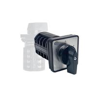 Interruptor giratorio de leva 10A LW8 Selector perilla transferencia Universal conversión tres posiciones 1-5 polos(10A 1P)
