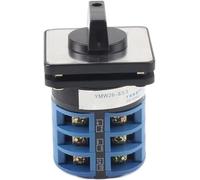 interruptor giratorio, Interruptor universal de 3 posiciones, 690 V, 63 A, 2 polos