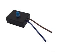 Interruptor Giratorio LED Regulable 48x32mm Plástico | Giro para suave 0-, ajuste para preciso, plástico , tamaño para compacto, instalación sencilla