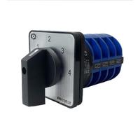 Interruptor giratorio LW26 YMW26-32/4 de 4 posiciones, 690 V, 32 A, 4 polos, 16 terminales, selector de tornillo, interruptor de leva de conmutación universal, interruptor principal