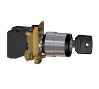 Interruptor Harmony XB4 2 posiciones, negro, metal, XB4BG21