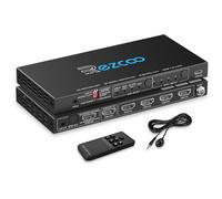 Interruptor HDMI 2.1 eARC 4K 120Hz 4x1 Extractor de audio VRR ALLM HDCP2.3 ARC HDR10 Óptica SPDIF y salida de audio de 3,5 mm Switch HDMI 4 en 1 OUT Mando a distancia IR Dolby Digital EDID para PS5