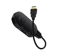 Interruptor HDMI 3 en 1 con cable de alimentación y control remoto, divisor HDMI 2.1 Plug and Play