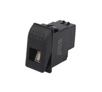 HELLA 6EH 007 832-021 Interruptor - S24 - Accionamiento por interruptor basculante - Var. equipamiento: I-0 - Número de conexiones: 4 - con clips - con función de confort