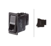 HELLA 6FH 004 570-101 Interruptor - Accionamiento por interruptor basculante - Var. equipamiento: I-0 - Número de conexiones: 3 - sin función de confort