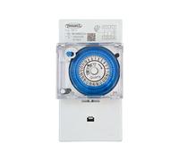 Interruptor Horario Reloj | Temporizador Analógico | Reserva 150h | Ajuste 30 Minutos