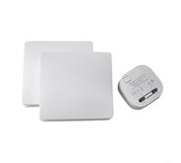 Interruptor inalámbrico autogenerador para control de iluminación con receptor de aprendizaje IP44 clasificado para lugares húmedos No necesita cableado (C)