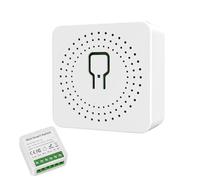 Interruptor inalámbrico para lámparas e iluminación - con función de temporizador y módulo de mando a distancia | Botón de iluminación inteligente para el hogar, cocina, salón, ventiladores