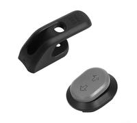 Interruptor indicador izquierdo y derecho más gancho para colgar para patinete Ninebot G2 F2 E para mejorar la visibilidad de seguridad y transporte de equipo con diseño de plástico negro