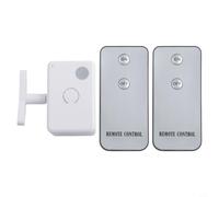 Interruptor infrarrojo robot con control remoto de luz inteligente, pulsador de botón inalámbrico para automatización del hogar, fácil de instalar, sin perforación, plástico ABS blanco, señal de 5 a