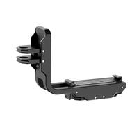 Interruptor instantáneo vertical horizontal para cámaras deportivas, conector de reinicio automático, construcción de metal, montaje de desmontaje rápido roscado de 1/4 para cámaras de acción