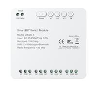 Interruptor inteligente AVATTO WSMD-4 250V WiFi Bluetooth Alexa Google