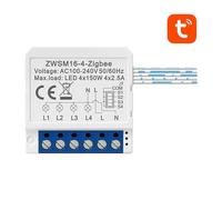 Interruptor Inteligente Avatto ZWSM16-W4 ZigBee Compatible Alexa Google