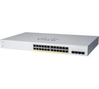 Interruptor inteligente Cisco Business CBS220-24P-4G | 24 puertos GE | PoE | 4x1G SFP | Garantía limitada de hardware de 3 años (CBS220-24P-4G-NA)