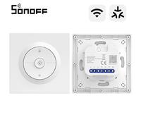 Interruptor inteligente con regulador de intensidad SONOFF Orb-DIM Matter sobre Wi-Fi MINI-DIM-E, regulación suave sin parpadeo, monitor de energía, compatible con Alexa y Google Home. MINI-DIM-E