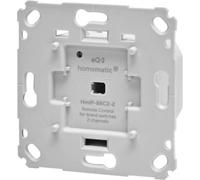 Interruptor inteligente Homematic IP 161839A0 Radiofrecuencia 2 botones Compatible Smart Home